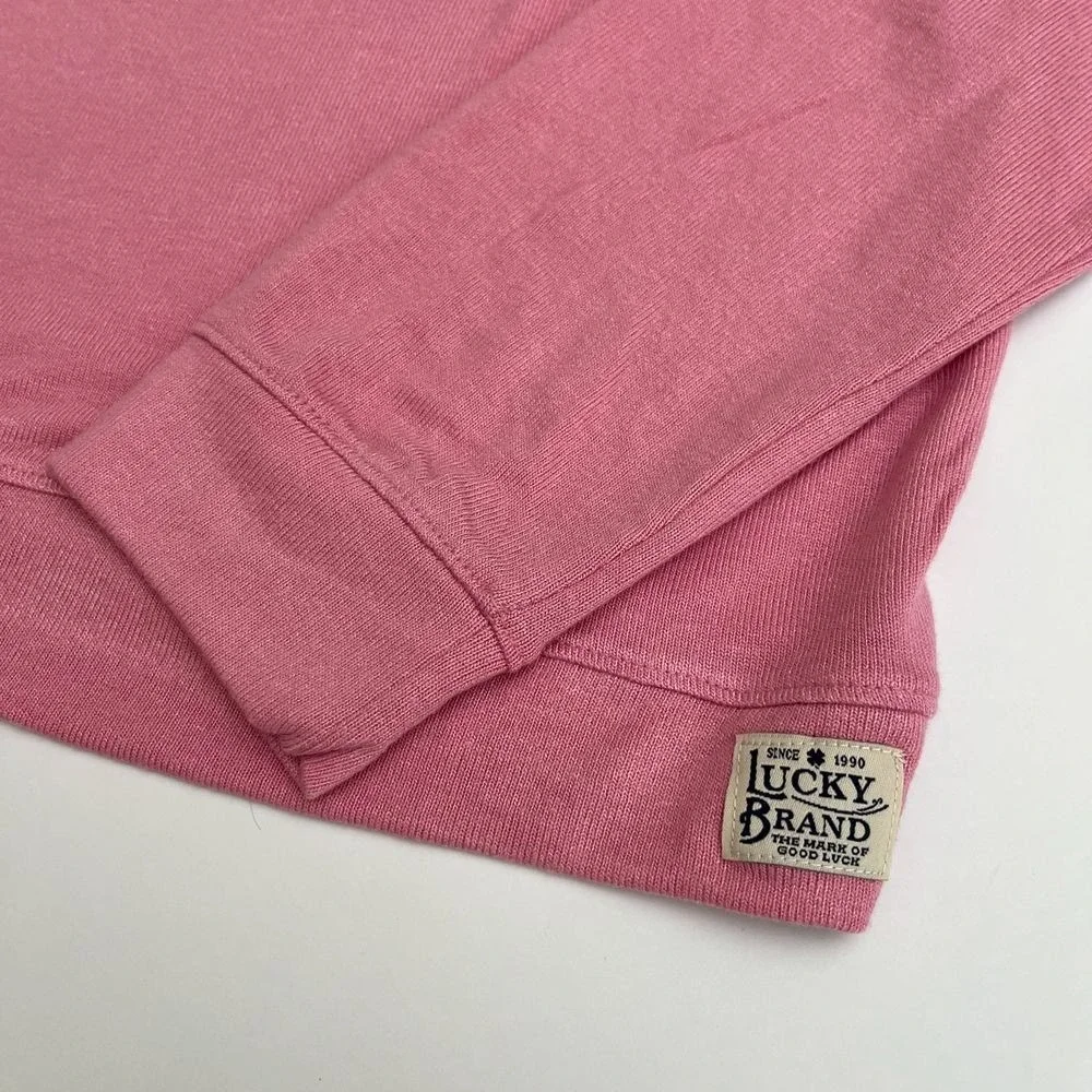 Lucky Brand Girl Youth Pink and Camo Sweaters,‎ Lucky Sweaters, Lucky Brand M10